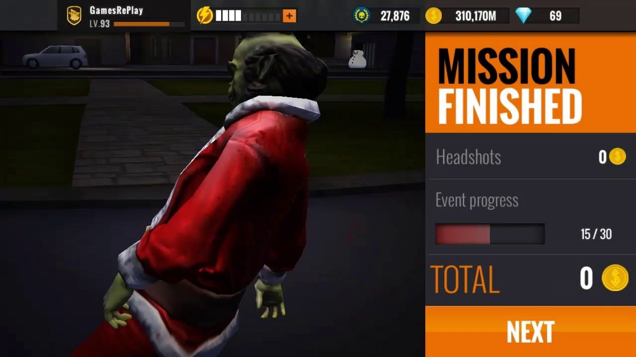 Sniper 3d Christmas event week 4 Mission 11 to 20