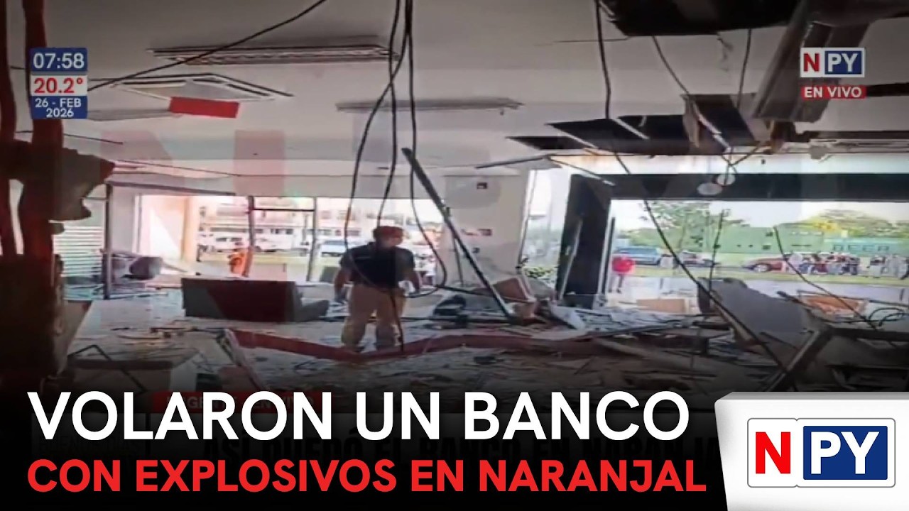 Volaron un banco en Naranjal