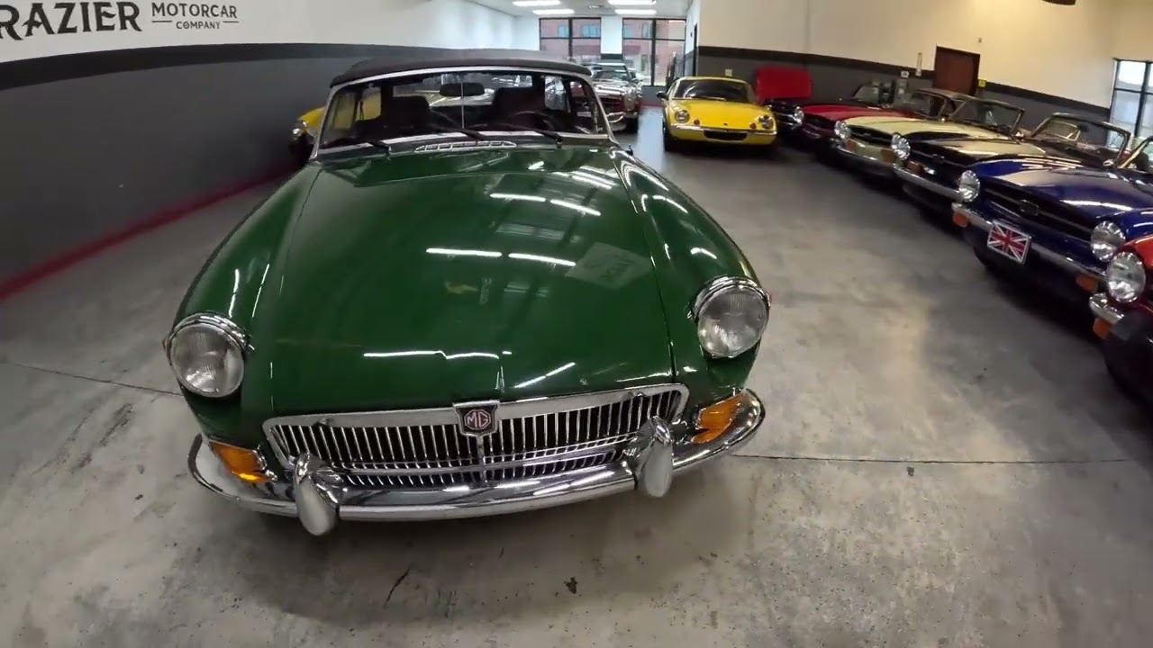 1980 Green MG MGB - YouTube