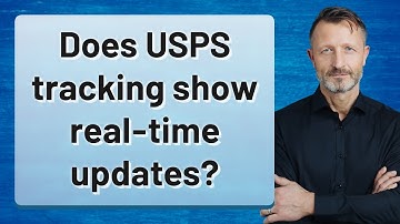 Does USPS tracking show real-time updates?