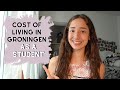 COST OF LIVING IN GRONINGEN AS A STUDENT