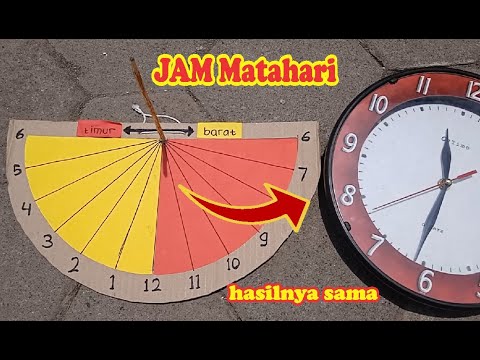 Video: Bagaimana cara memasang jam matahari?