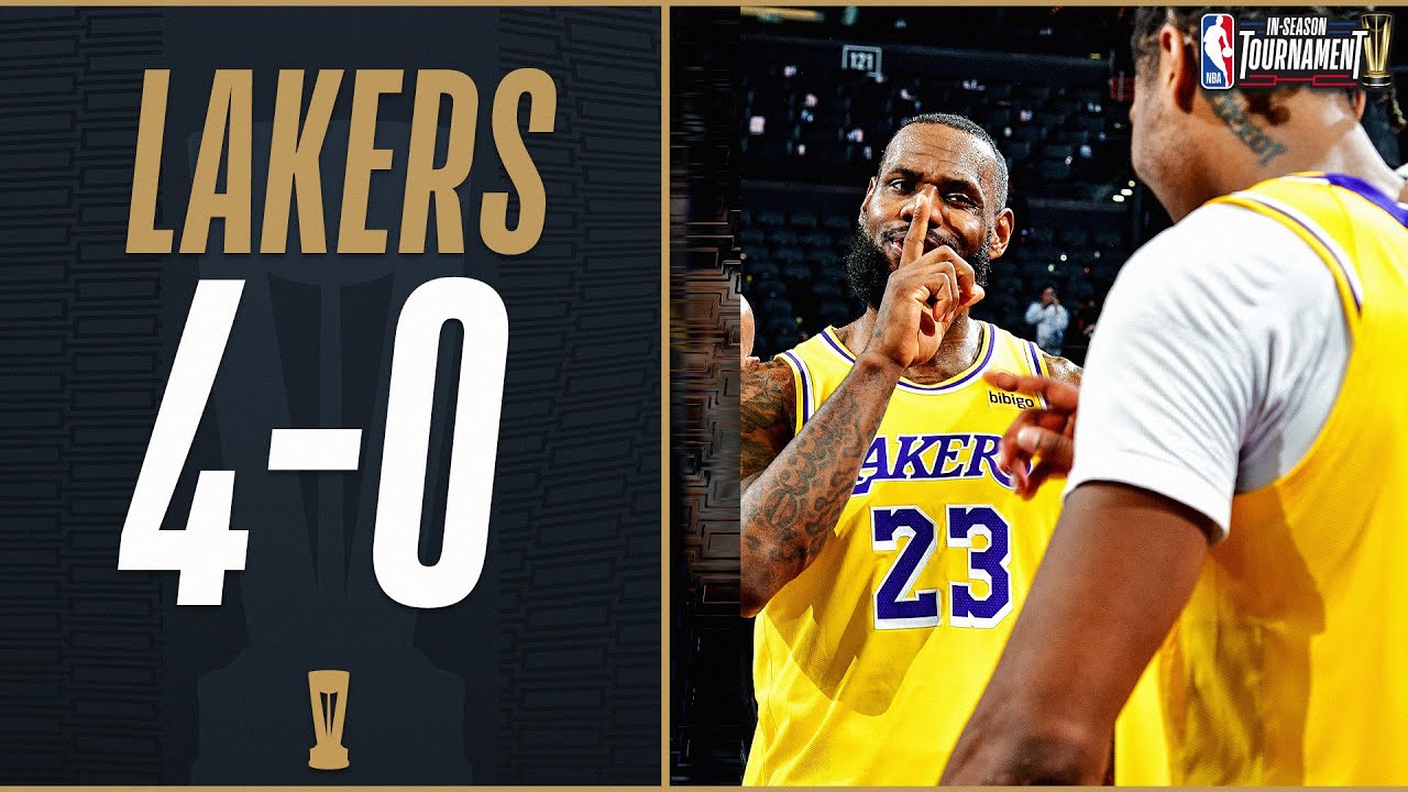 Lakers Go Undefeated In NBA In-Season Tournament Group Stages 🔥🏆