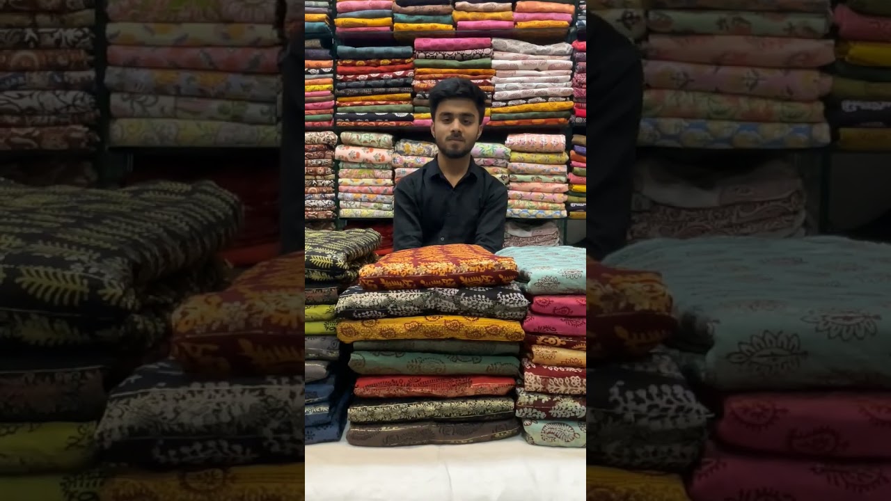 Bagh print running fabric 