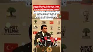 Şehitkamil Belediye Başkanı Umut Yılmaz Öztürkmen’in Asfalt Ihalesine Ilişkin Iddialarını Yanıtladı