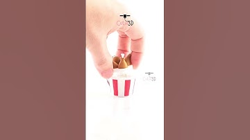 🍗 Cutie3D Twisty Keycap Fidget Clicker Fried Chicken Bucket Keychain #shorts #3dprinting #clicker