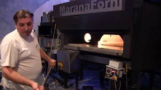 Marana Forni | Forno Rotante a pellet in cottura - YouTube