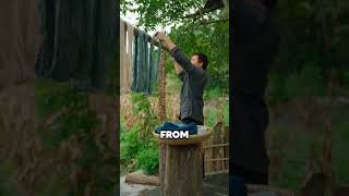 this is how people in the ancient China used to create carpets  #nature #diy #woodscraft