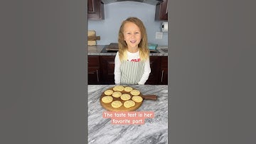 Simple Sugar Cookies by a 5 year old #kidfriendly #kidstreat #baking #kidscookingchannel #foodshorts