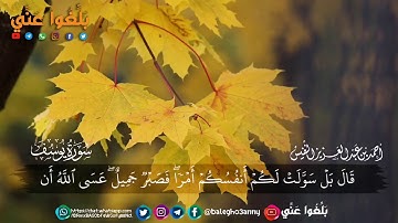 ولا تيأسوا من روح الله القارئ أحمد النفيس