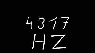 4317 hz