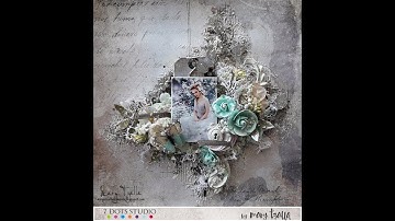 Step-by-Step Τutorial Mixed Media Layout 