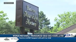 Woman found still alive at Lincoln funeral home dies hours later