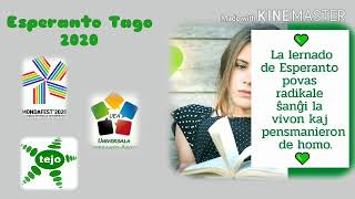 Esperanto Tago 2020 | #MondaFest2020 #IJK2020 #Esperanto