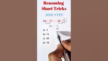 Reasoning Short Tricks | Number analogy | #shorts CTET, TET, SUPER TET, SSC, SSCGd #coaching