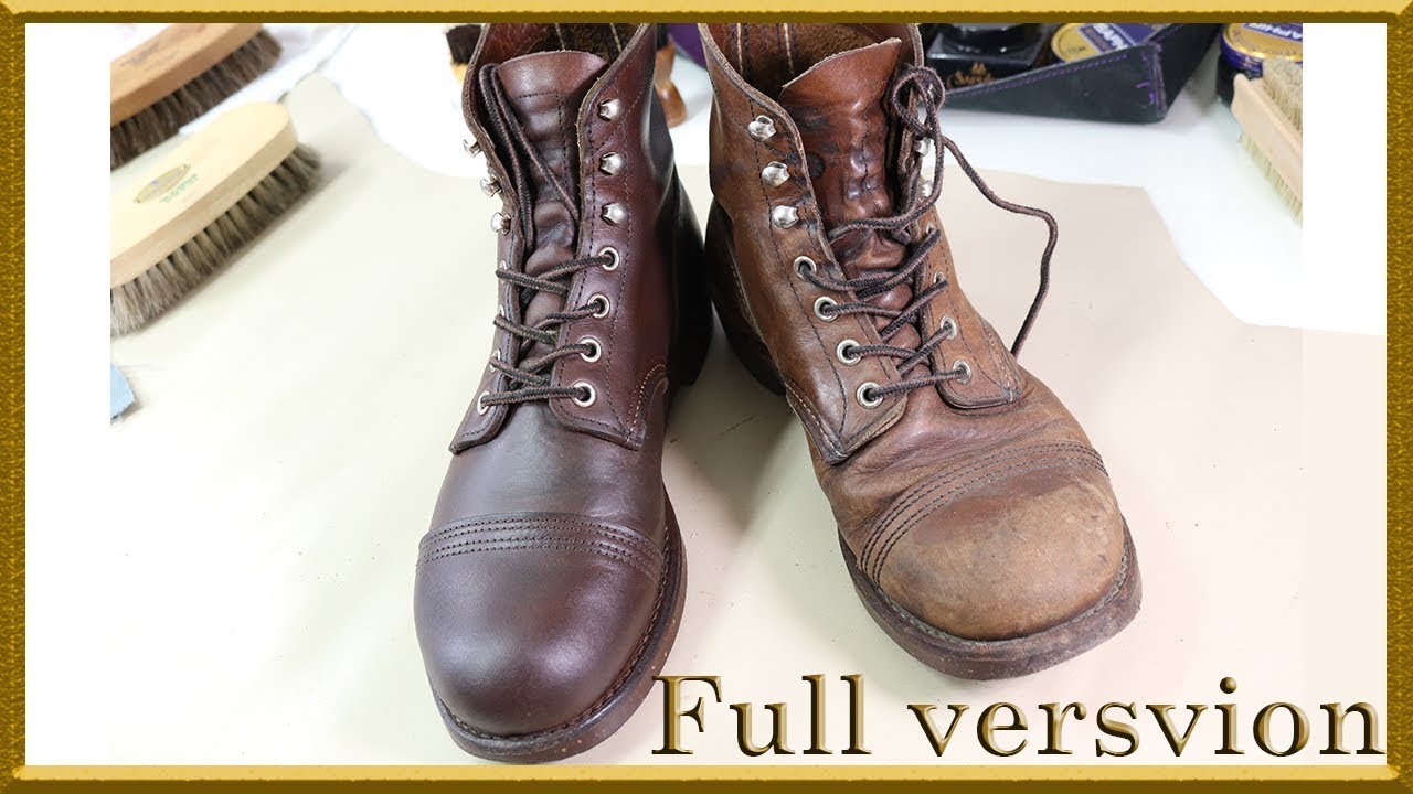 red wing boot restoration