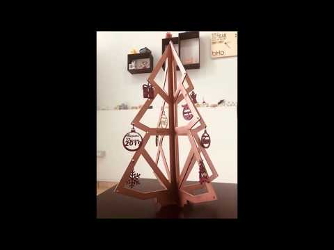 Video: Albero di Natale laser: 6 passaggi (con immagini)