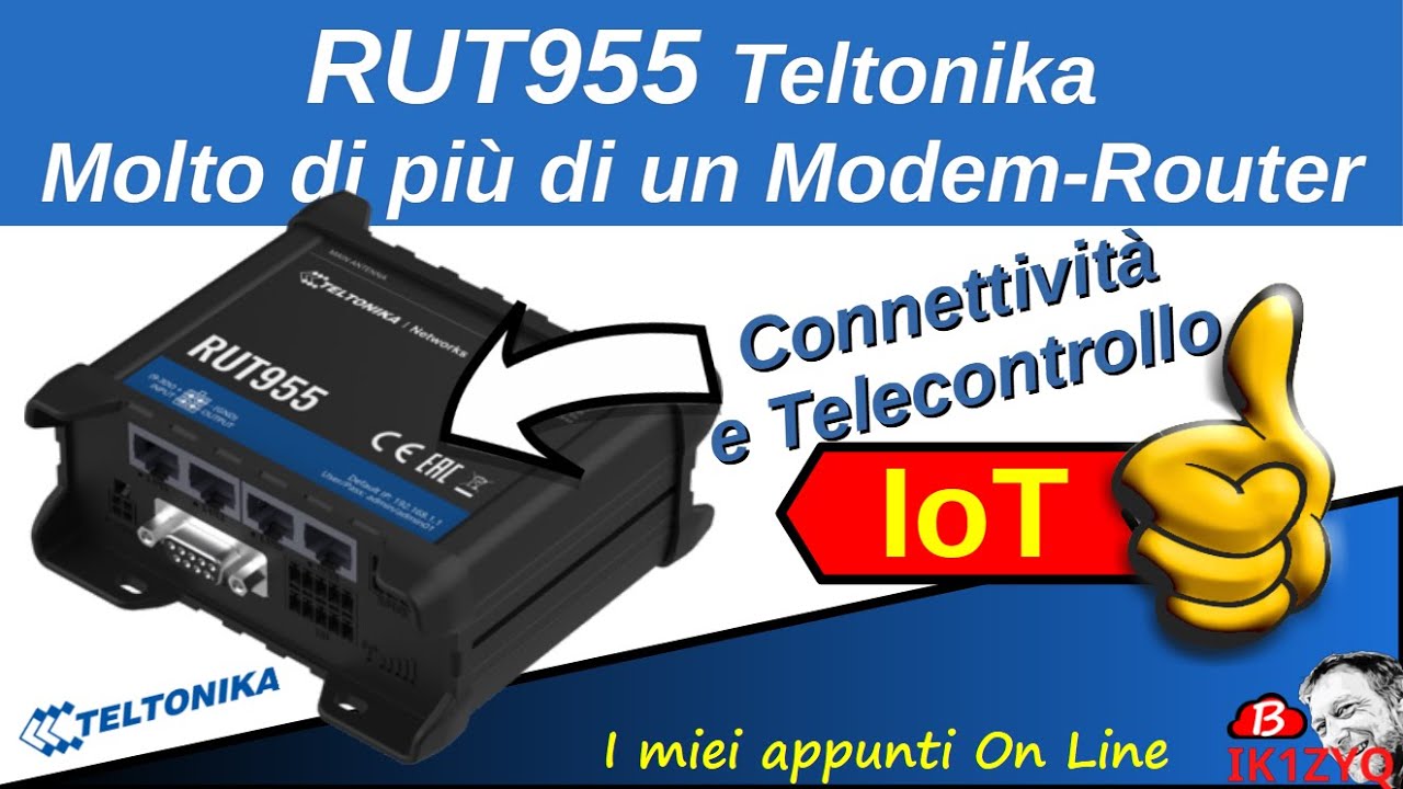 Modem Rut956 Power RUT955 - Non chiamatelo solo modem-router - Una soluzione IoT tuttofare ...
