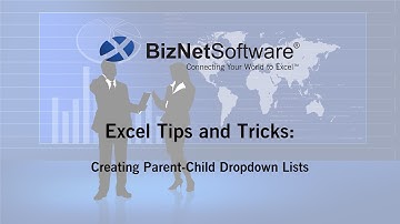 Excel Tips-Tricks - Creating Parent-Child Dropdowns