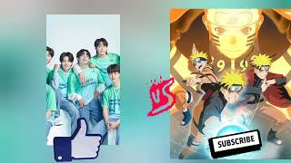 Bts Vs Anime Night Gamer Short Video