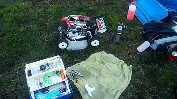 The running in a Kyosho inferno mp9 tki4 nitro part 3 (3rd) tank pluss advice
