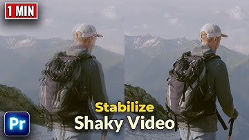 How to Stabilize SHAKY Video in Premiere Pro in 1 Minute | Easy Way