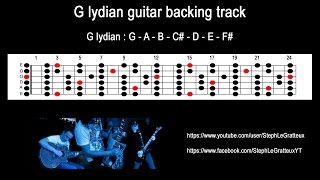 G lydian backing track (Satriani style) chords