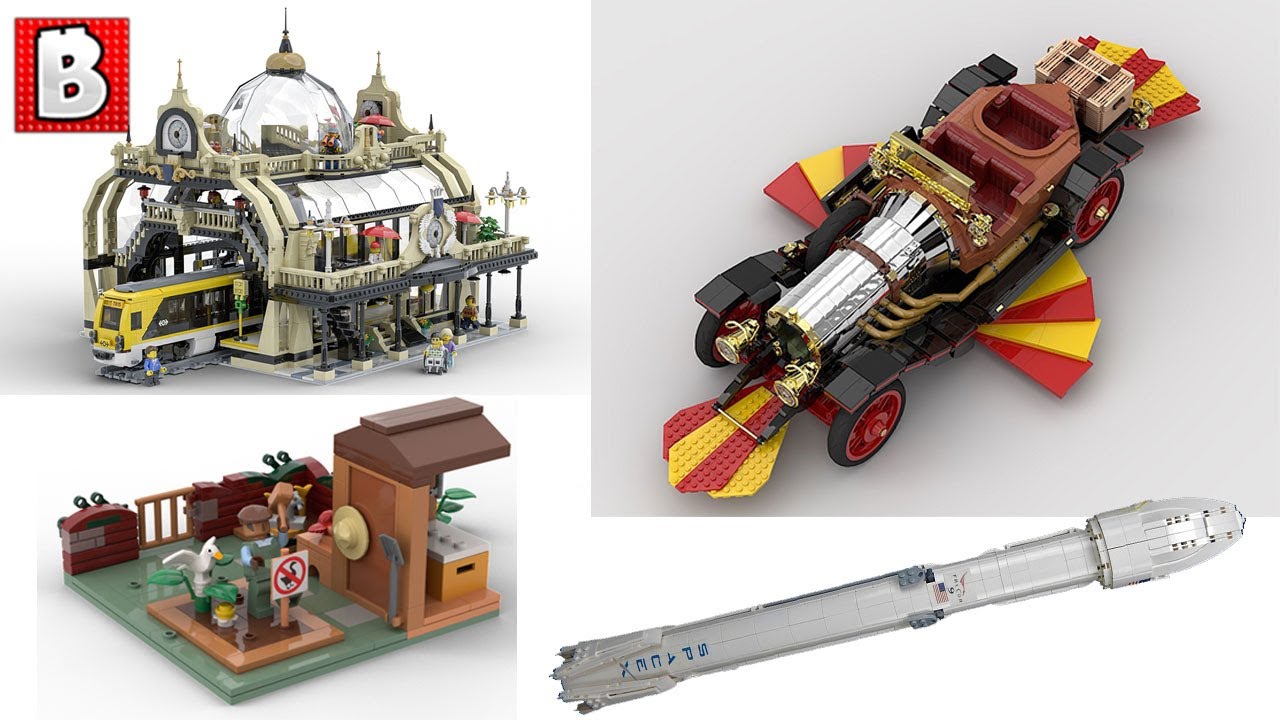 4 IDEAS Sets Get 10,000 Votes! Chitty Chitty Bang Bang, Untitled Goose Game, SpaceX | LEGO News - YouTube