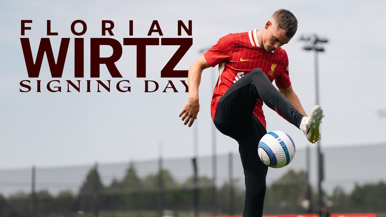 Florian Wirtz: Signing Day | Liverpool FC