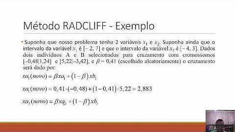 Aula 11 - Algoritmos Genéticos - Codificação de Cromossomos Reais