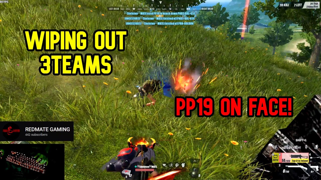 ROS SOLO VS FIRETEAM GAMEPLAY | RULES OF SURVIVAL (PP19 KILL) ROS WITH HANDCAM! LIKE GABYEL
