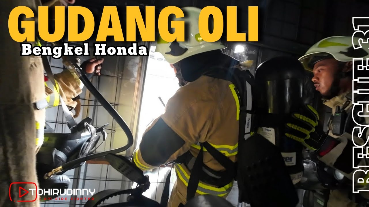 KEBAKARAN GUDANG OLI - HONDA di Slipi Palmerah