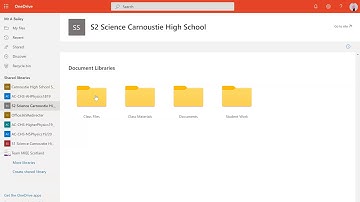 Using OneDrive to get Teams files on PC (pupil version)