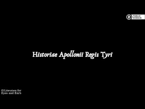 Historia Apollonii Regis Tyri | Latin audiobook | Literature for Eyes and Ears