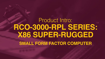 Product Introduction: RCO 3000 RPL Series Small Form Factor Computer