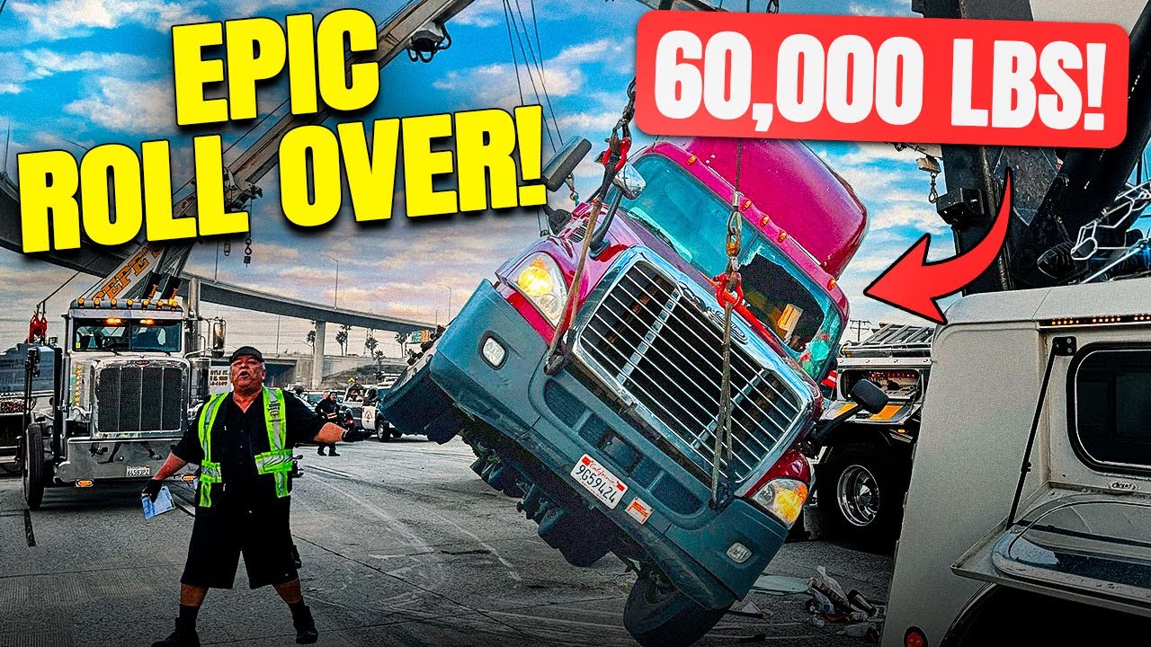 60,000lb in a 20' container rollover!