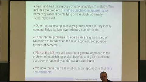 Prof. Jayadev Athreya | Gap Distributions, Homogeneous Dynamics, and Random Lattices