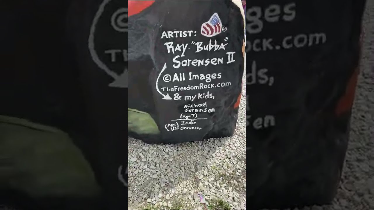 (124) the freedom rock in Iowa