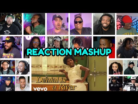 [20+ Reactors] Doechii - DENIAL IS A RIVER | REACTION MASHUP