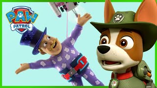 Tracker Saves Mayor Humdinger! | Paw Patrol Episode | Cartoons For Kids