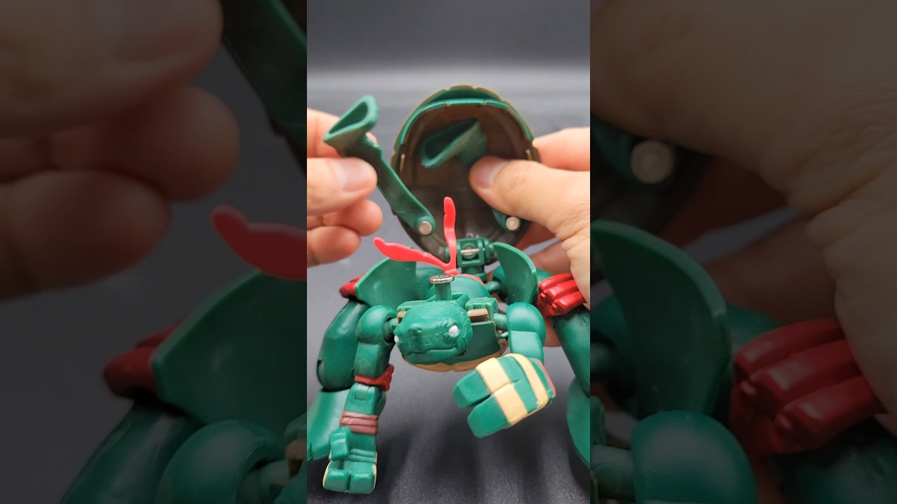 TMNT 2012 Mutatin Raph - Mutation from Pet Turtle to Ninja Turtle