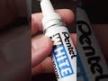 Love it or hate it, the Pentel White!