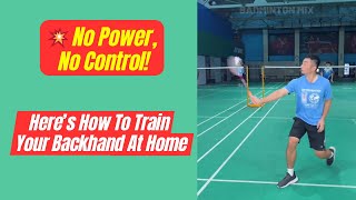 Master the Backhand: Shadow Swing Techniques & Key Drills for Better Control