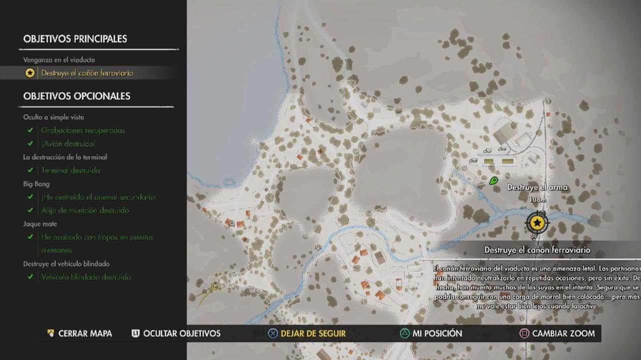 Destruye el cañón ferroviario. Sniper Elite 4 PS5 - YouTube