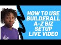 How to Use Builderall a-z Biz Setup LIVE VIDEO