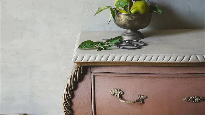 How to Chalk Paint Over a previous painted project furniture Flip.