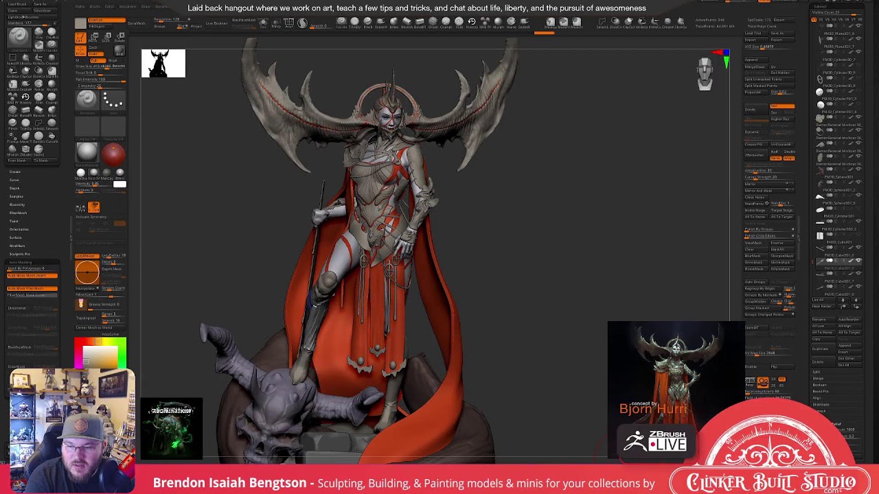 Sculpting a Beowulf Miniature in ZBrush