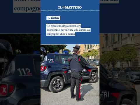 Video Gli stacca un dito a morsi, choc a Roma: era intervenuto per salvare una donna dal compagno