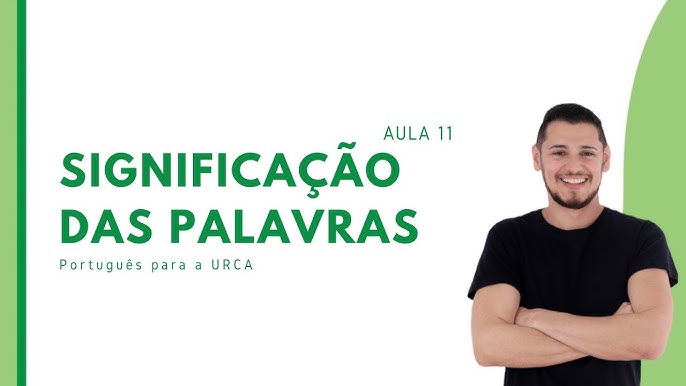 Significação de palavras aula 5