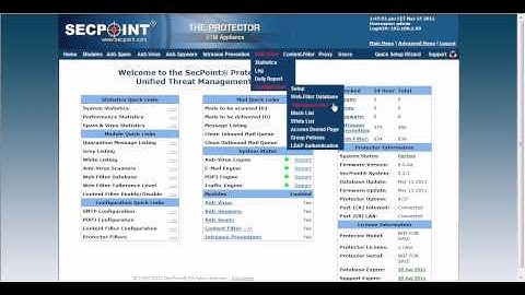 Protector UTM Web Filter Tolerance Level